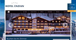 Desktop Screenshot of enzian-zauchensee.at