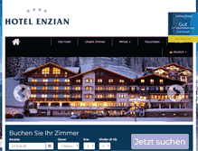Tablet Screenshot of enzian-zauchensee.at